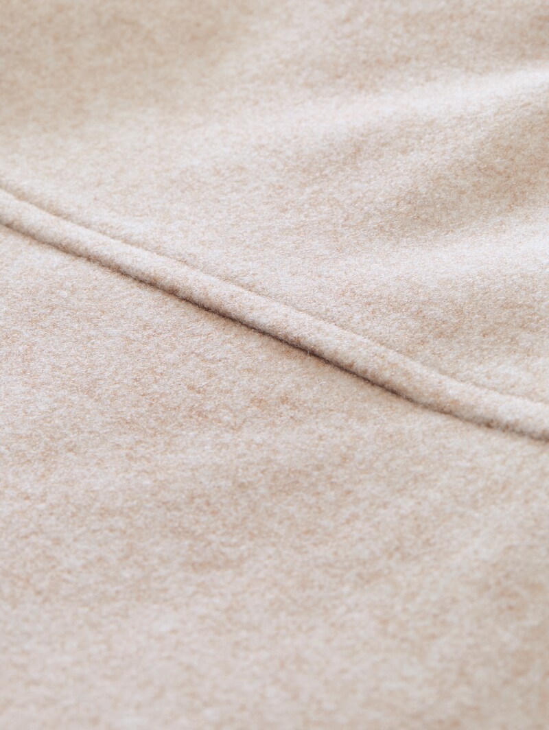 Tom Tailor Übergangsjacke mit Kragen - Atmosphere Beige Melange