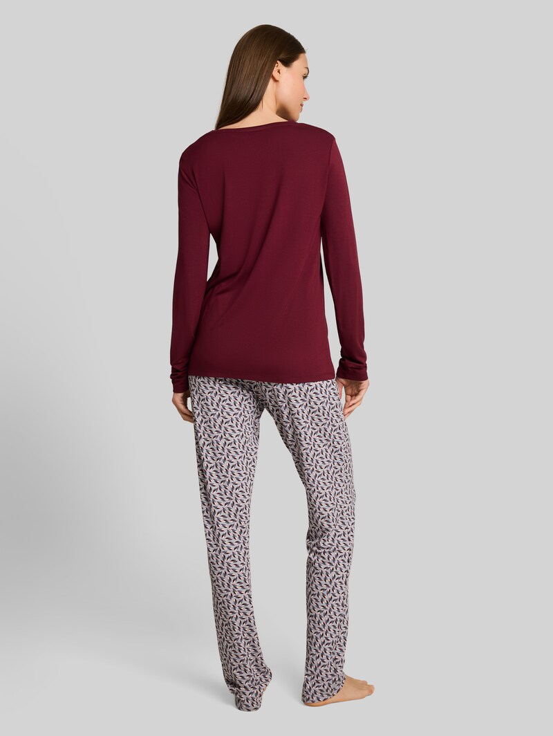 Tom Tailor Pyjama-Set mit Allover-Print - Red-medium-allover