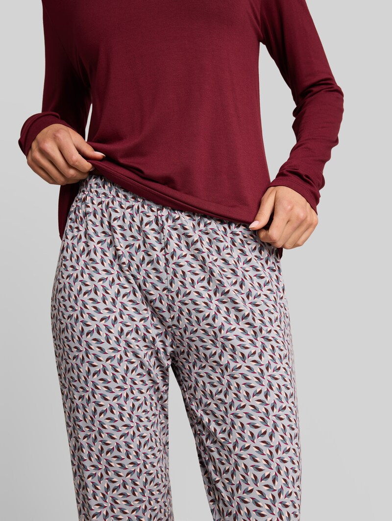 Tom Tailor Pyjama-Set mit Allover-Print - Red-medium-allover