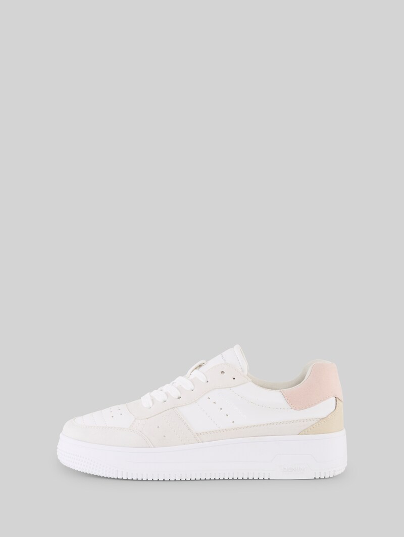 Tom Tailor Sneaker mit erhöhter Sohle - White-rose