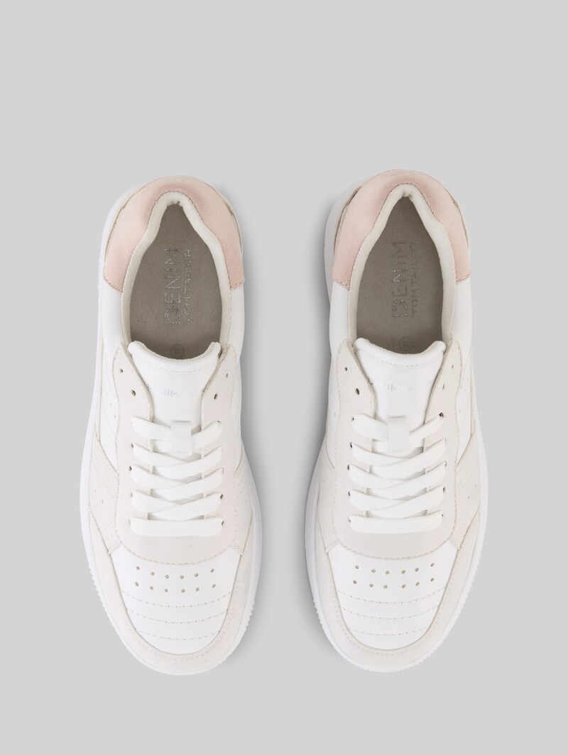 Tom Tailor Sneaker mit erhöhter Sohle - White-rose