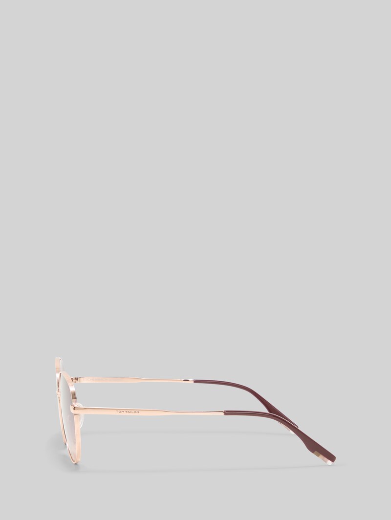 Tom Tailor Runde Sonnenbrille mit Verlaufsgläsern UV400 - Gold