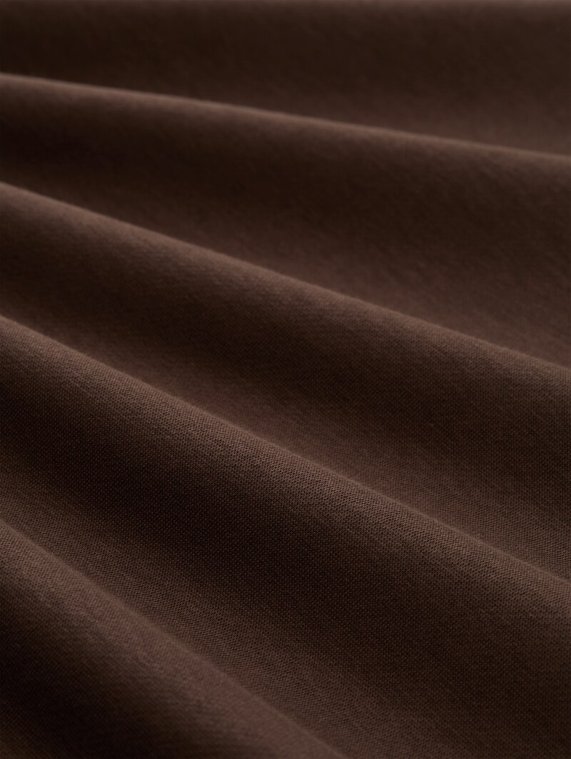 Tom Tailor Basic Sweatshirt - Cool Dark Brown