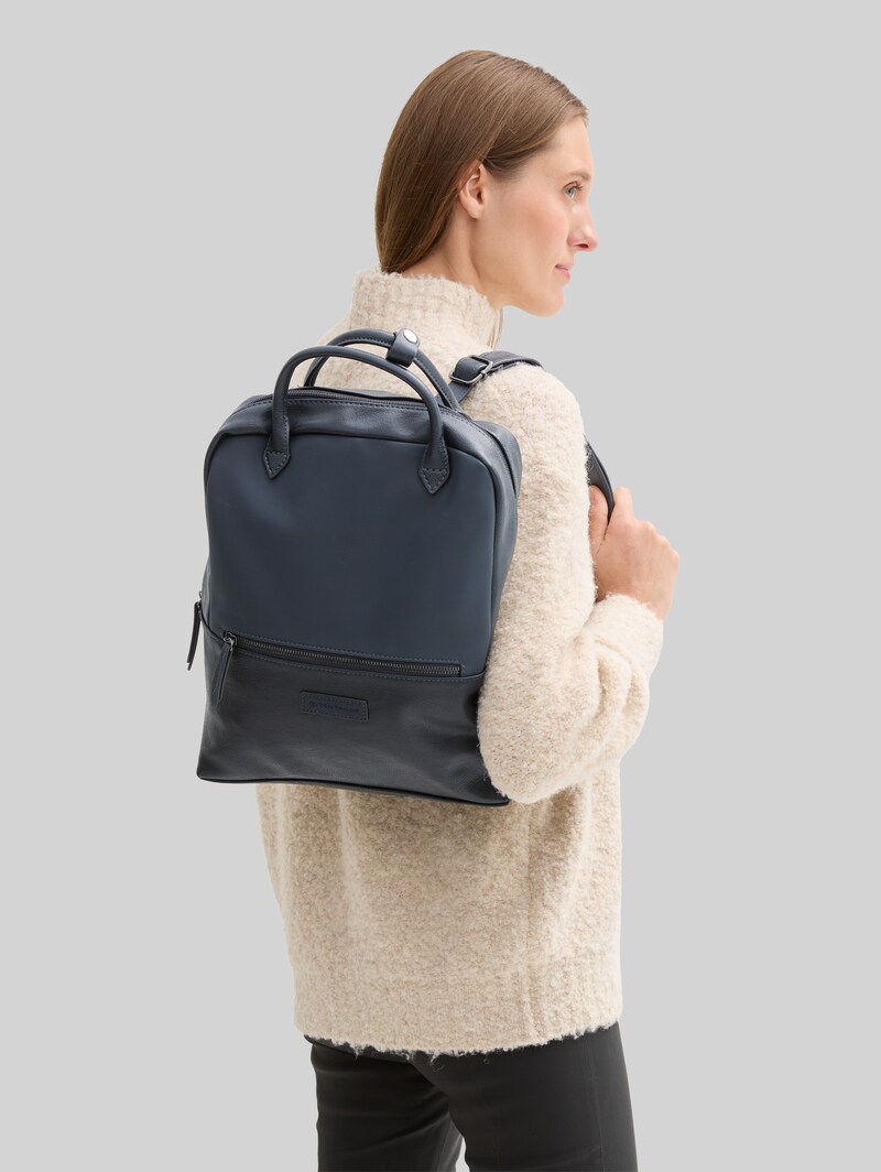 Tom Tailor TTGIA L Rucksack aus Lederimitat - Dark Blue