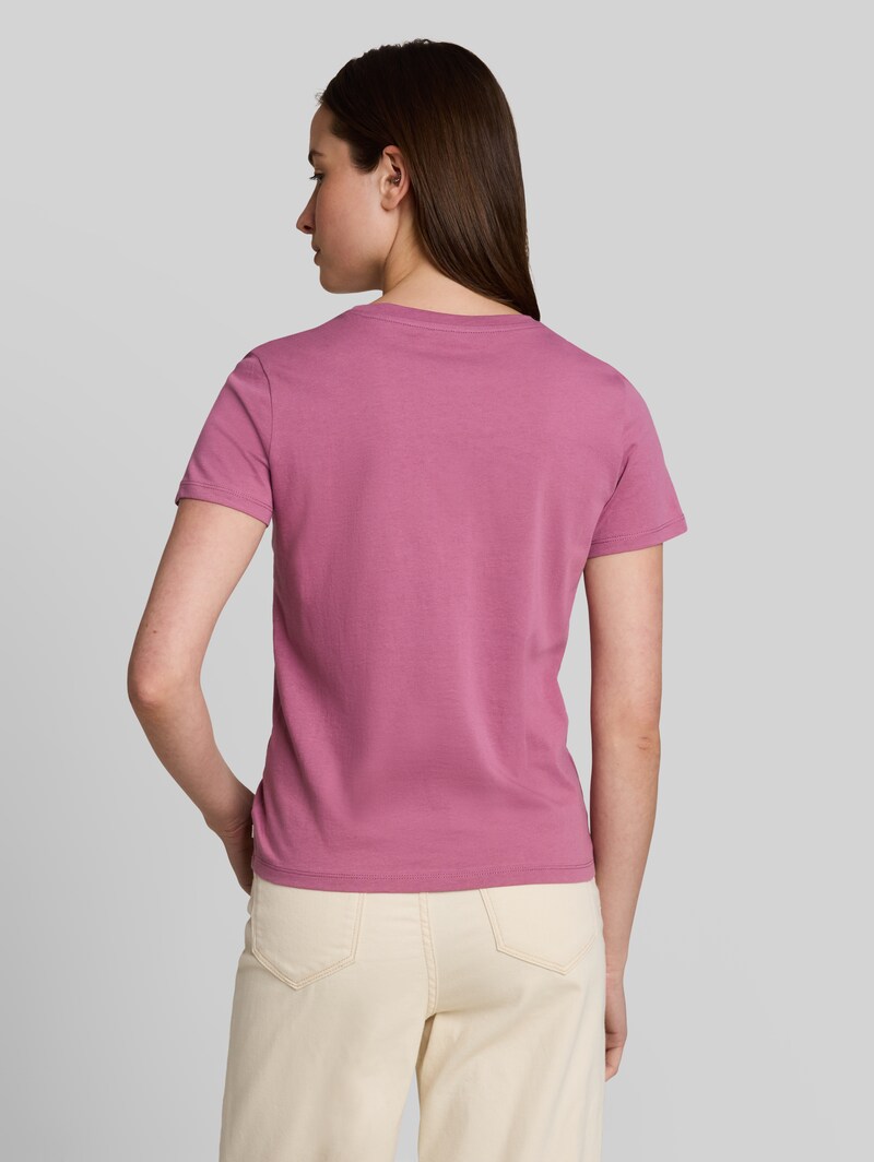 Tom Tailor T-Shirt mit Print - Dusty Berry