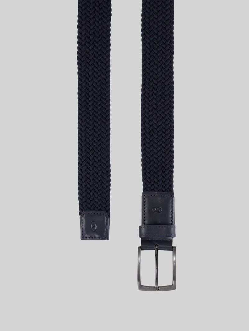 Tom Tailor TTJAMIE Elastischer Flechtgürtel mit eckiger Dornschließe - Navy Uni Tom Tailor TTJAMIE Elastischer Flechtgürtel mit eckiger Dornschließe - Navy Uni