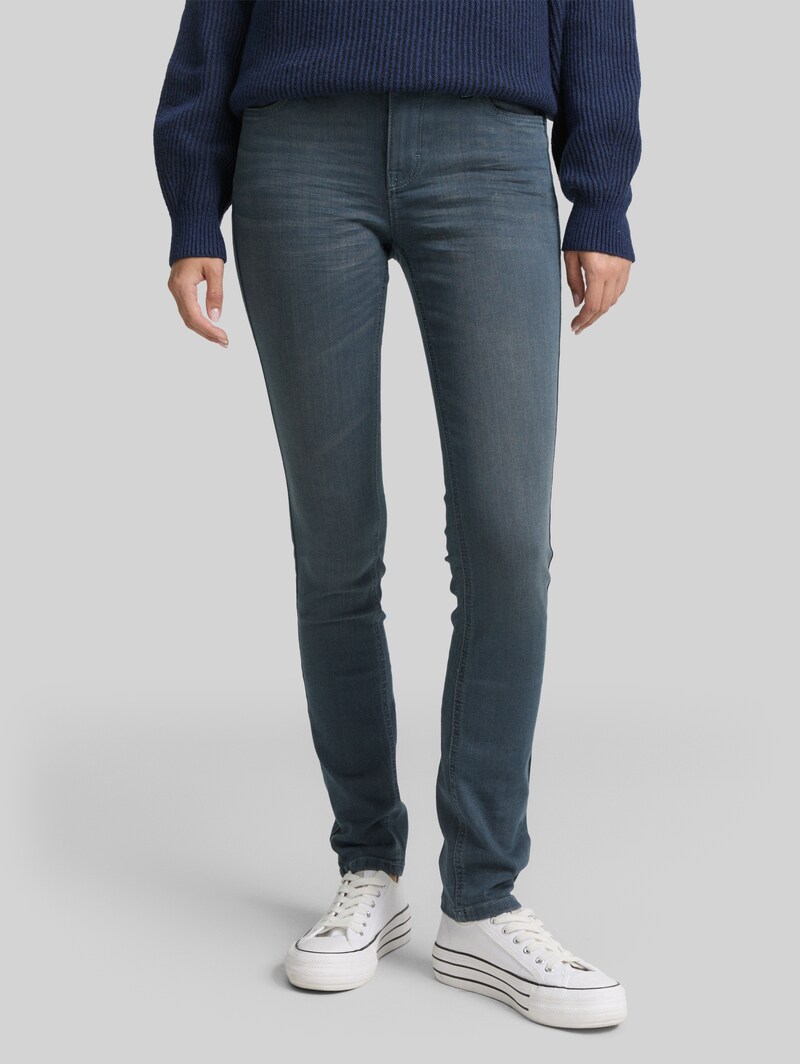 Tom Tailor TTLENE SLIM Jeans - Mid Stone Blue Grey Denim