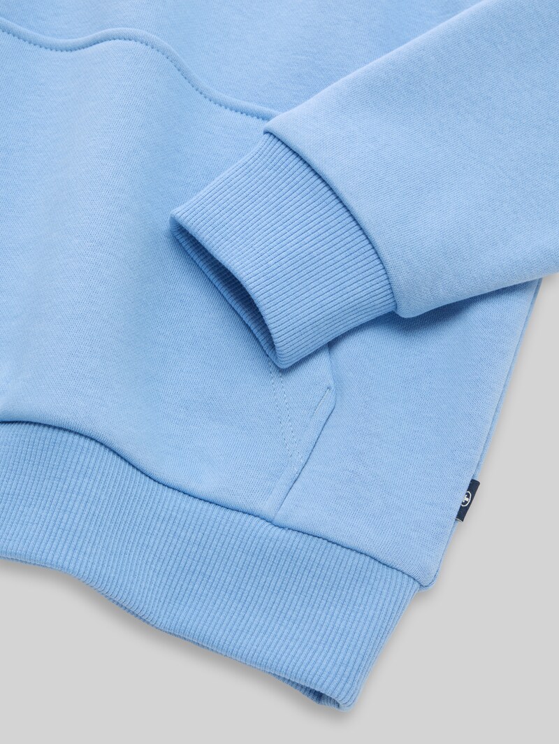 Tom Tailor Oversize Sweatshirt mit Kängurutasche - Light Blue