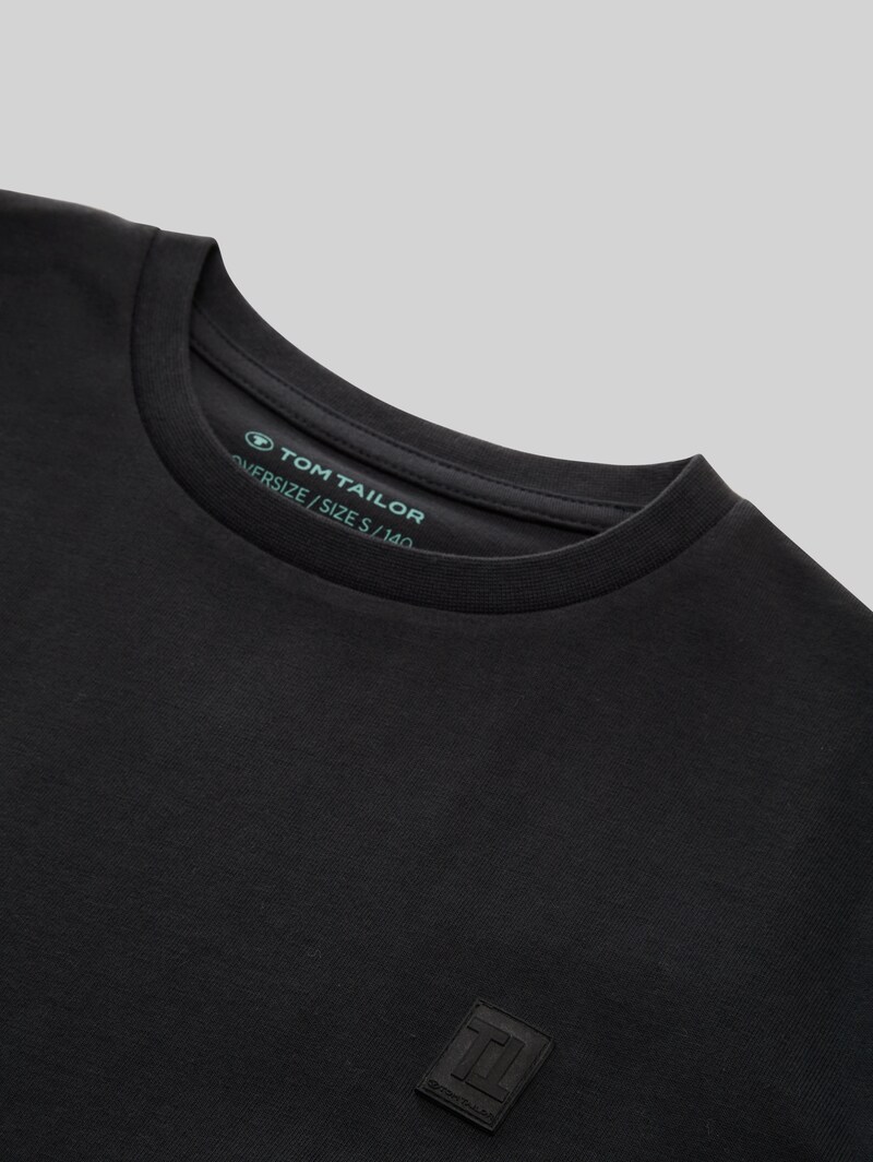 Tom Tailor Oversize T-Shirt - Heavy Black