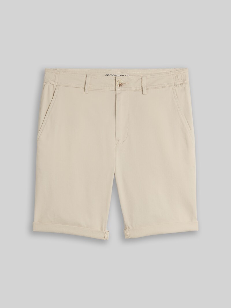 Tom Tailor Regular Chino Shorts - Light Cashew Beige