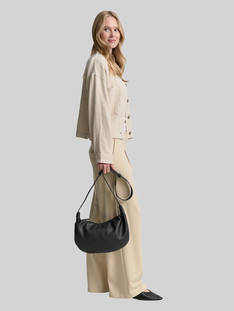 Tom Tailor TTLILIANA M Umhängetasche mit kleiner Logo-Prägung - Schwarz / Black