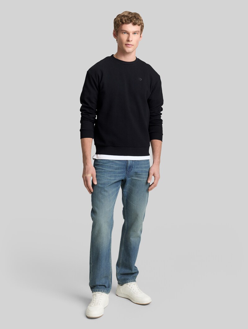 Tom Tailor Sweatshirt aus Baumwolle - Black