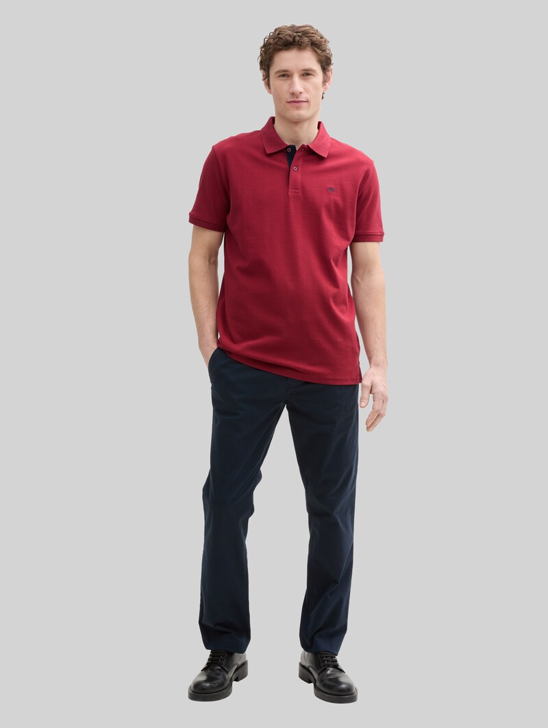 Tom Tailor Poloshirts im 2er-Pack - Deep Red