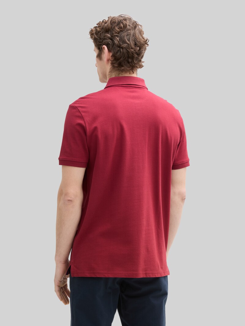 Tom Tailor Poloshirts im 2er-Pack - Deep Red
