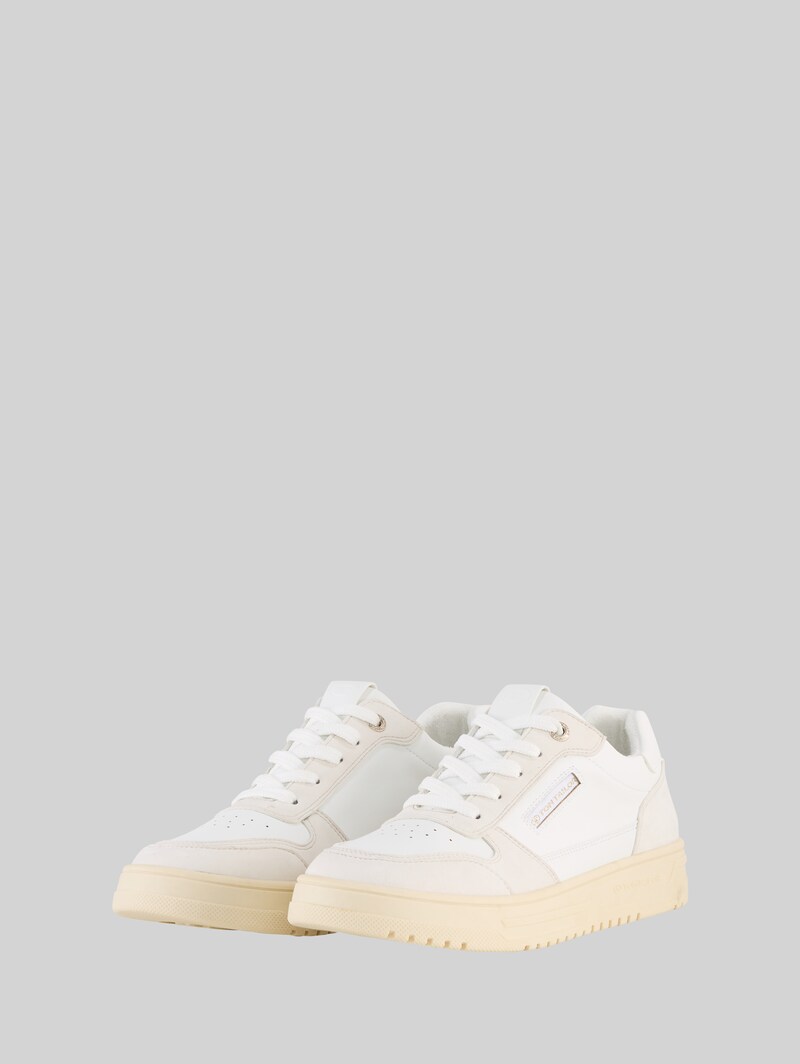Tom Tailor Sneaker mit Colour-Blocking - White-cream