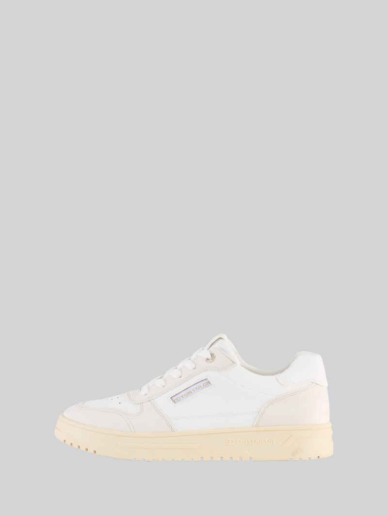 Tom Tailor Sneaker mit Colour-Blocking - White-cream