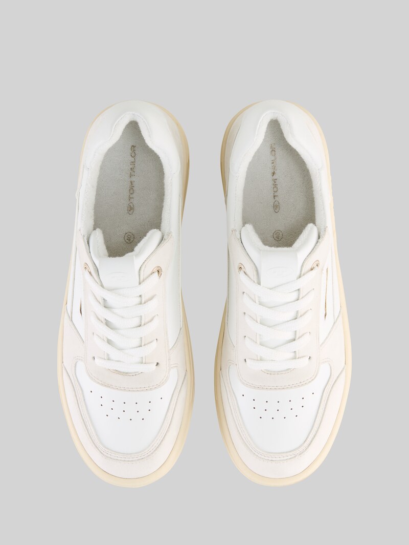 Tom Tailor Sneaker mit Colour-Blocking - White-cream
