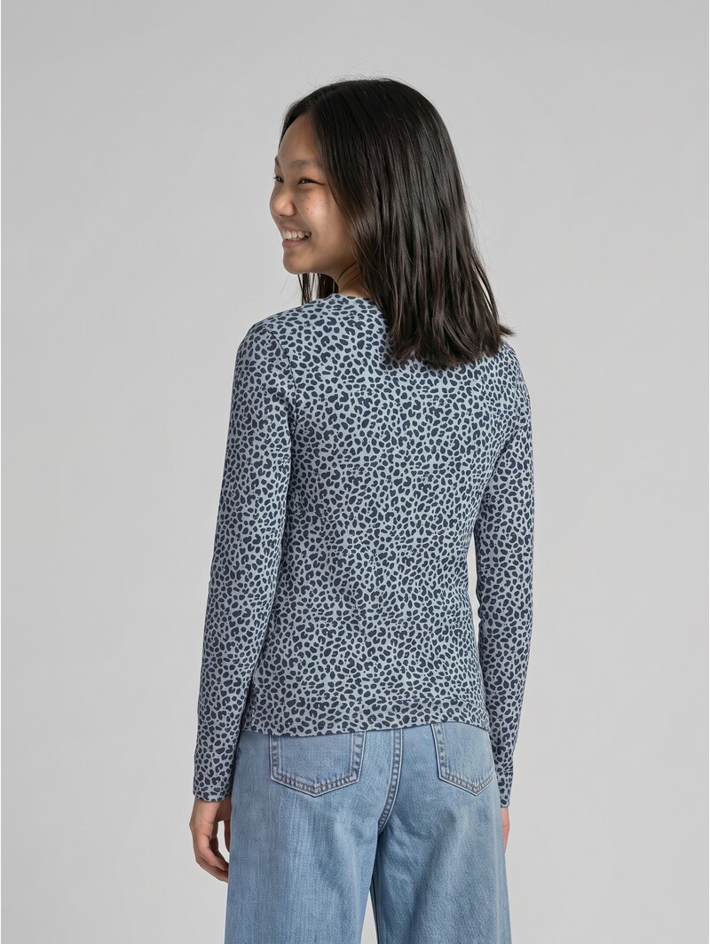 Tom Tailor Ripp Langarmshirt im 2er-Pack - Parisien Night Blue