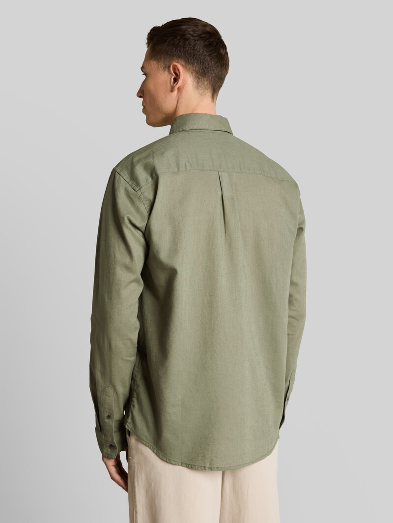 Tom Tailor Relaxed Fit Hemd mit Leinenanteil - Sea Spray