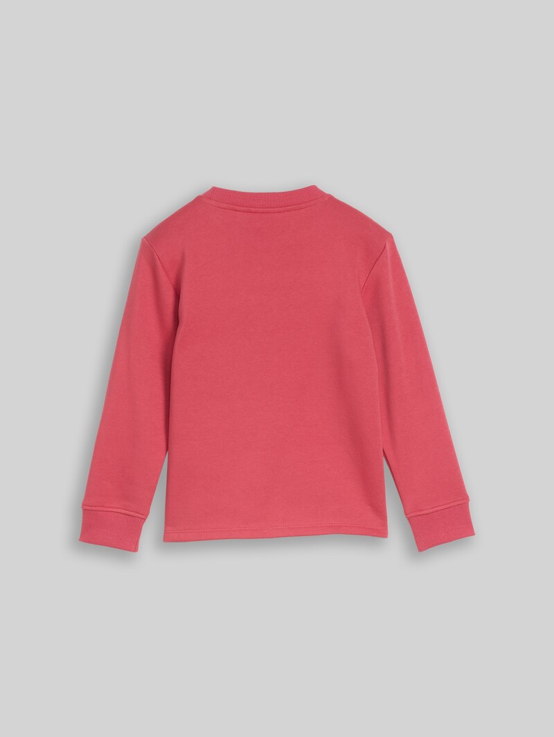 Tom Tailor Sweatshirt mit Print - Berry Red Tom Tailor Sweatshirt mit Print - Berry Red