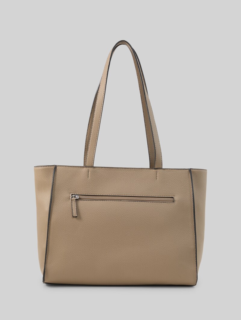 Tom Tailor TTELIORA L Shopper mit Gürteldetail - Taupe / Taupe