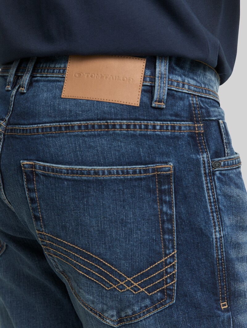 Tom Tailor TTJOSH REGULAR SLIM Jeans - Mid Stone Wash Denim