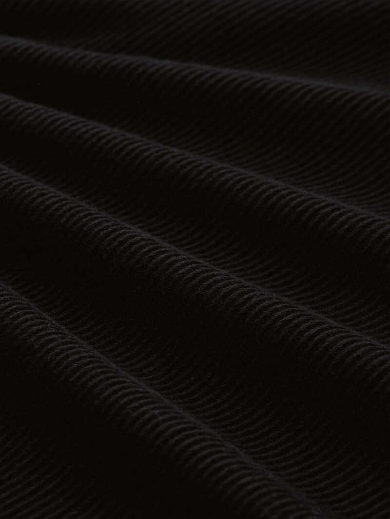 Tom Tailor Strickpullover mit Kapuze - Black