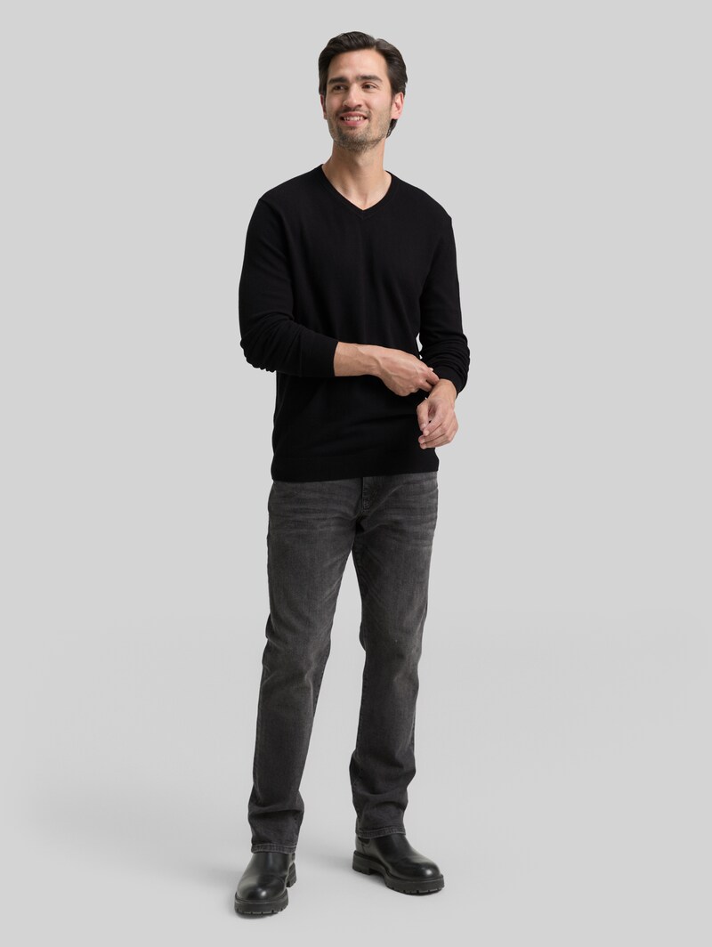 Tom Tailor Strickpullover mit Kaschmir-Anteil - Black