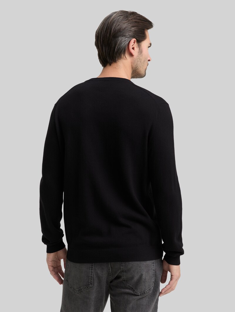 Tom Tailor Strickpullover mit Kaschmir-Anteil - Black