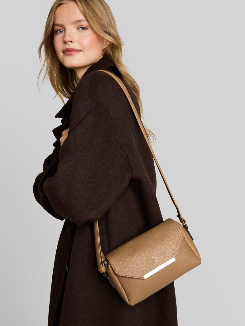 Tom Tailor TTYADIRA S Handtasche mit Zierleiste - Camel / Camel Nature