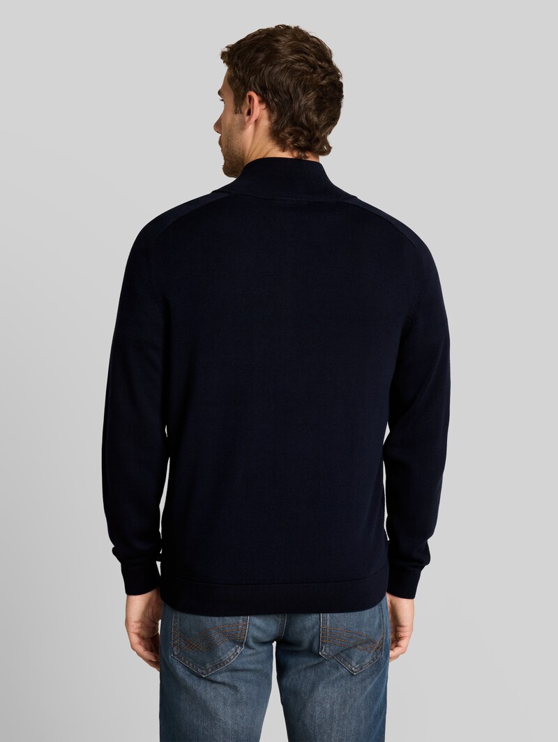Tom Tailor Strickjacke aus Baumwolle - Sky Captain Blue