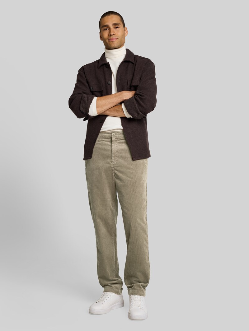 Tom Tailor Relaxed Fit Cordhose - Malt Brown