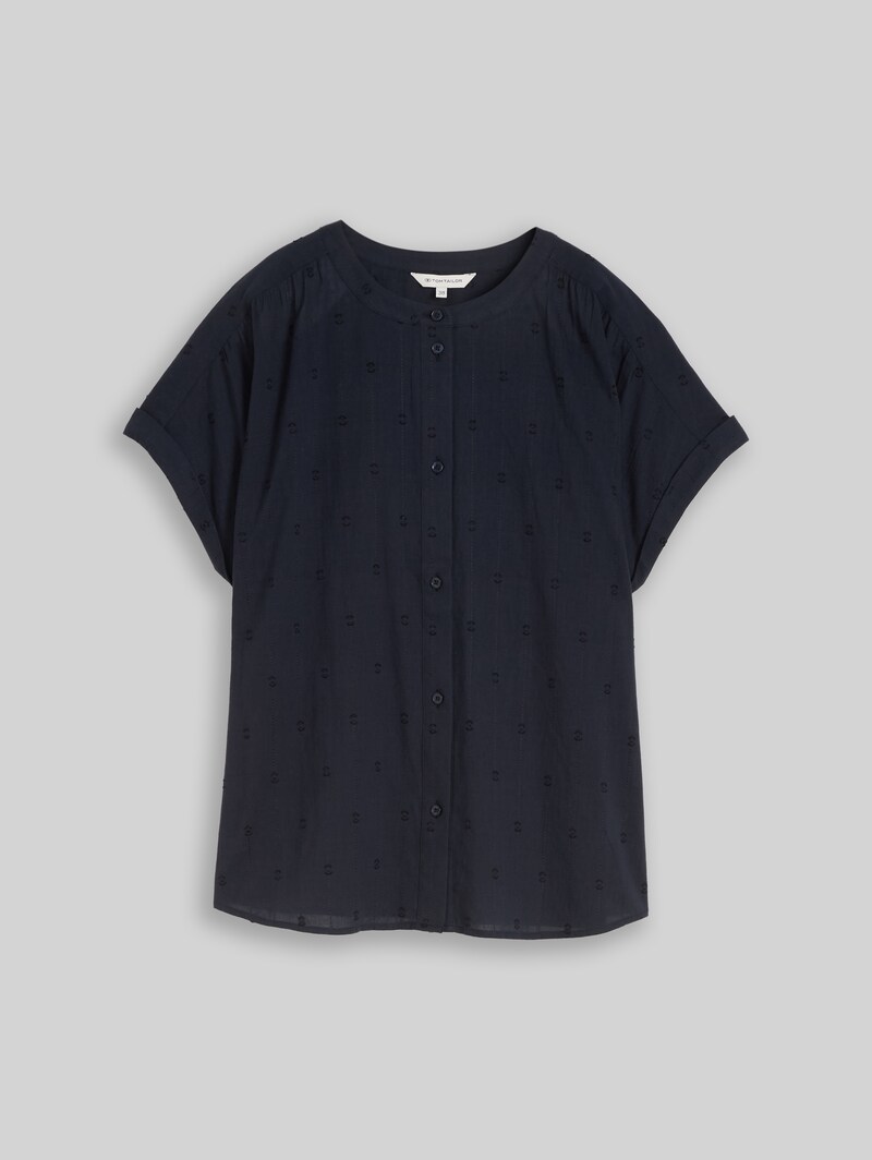 Tom Tailor Loose Fit Bluse - Sky Captain Blue