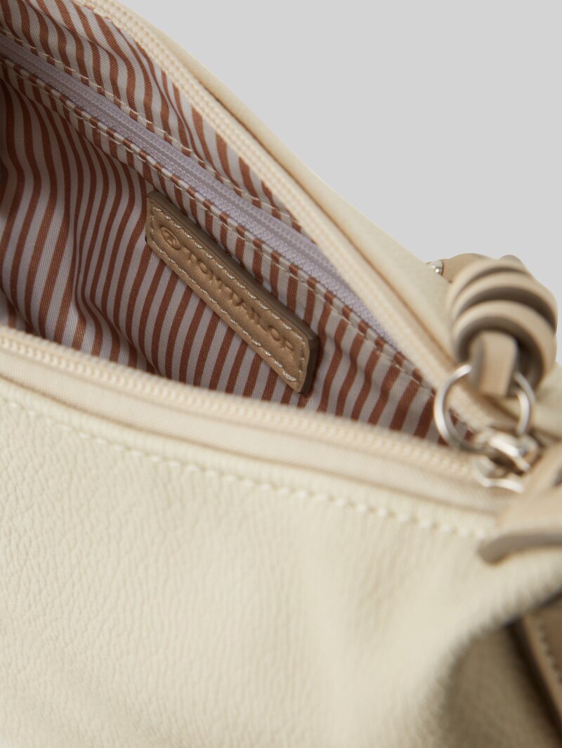 Tom Tailor TTCAIA S Umhängetasche mit Reißverschluss-Details - Off White / Off White