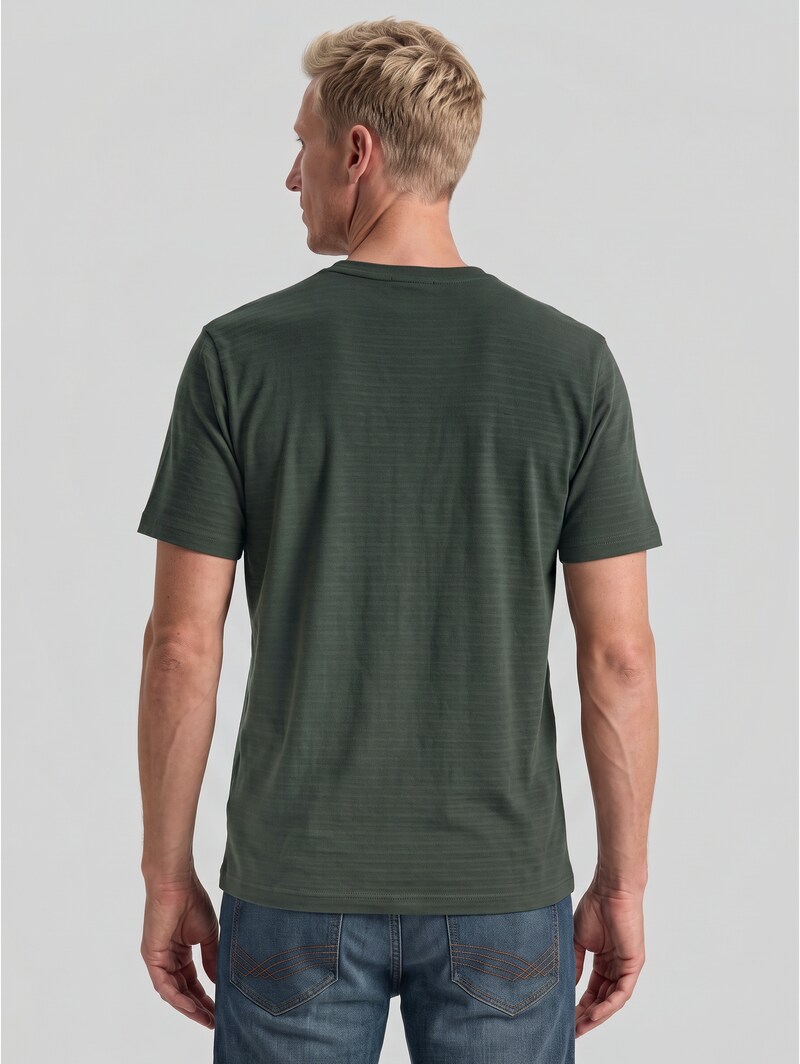 Tom Tailor Heavy-Jersey T-Shirt aus Baumwolle - Darkest Olive