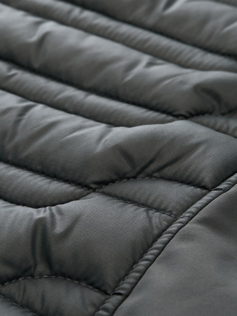 Tom Tailor Lightweight Hybrid Steppjacke mit Stehkragen - Darkest Olive