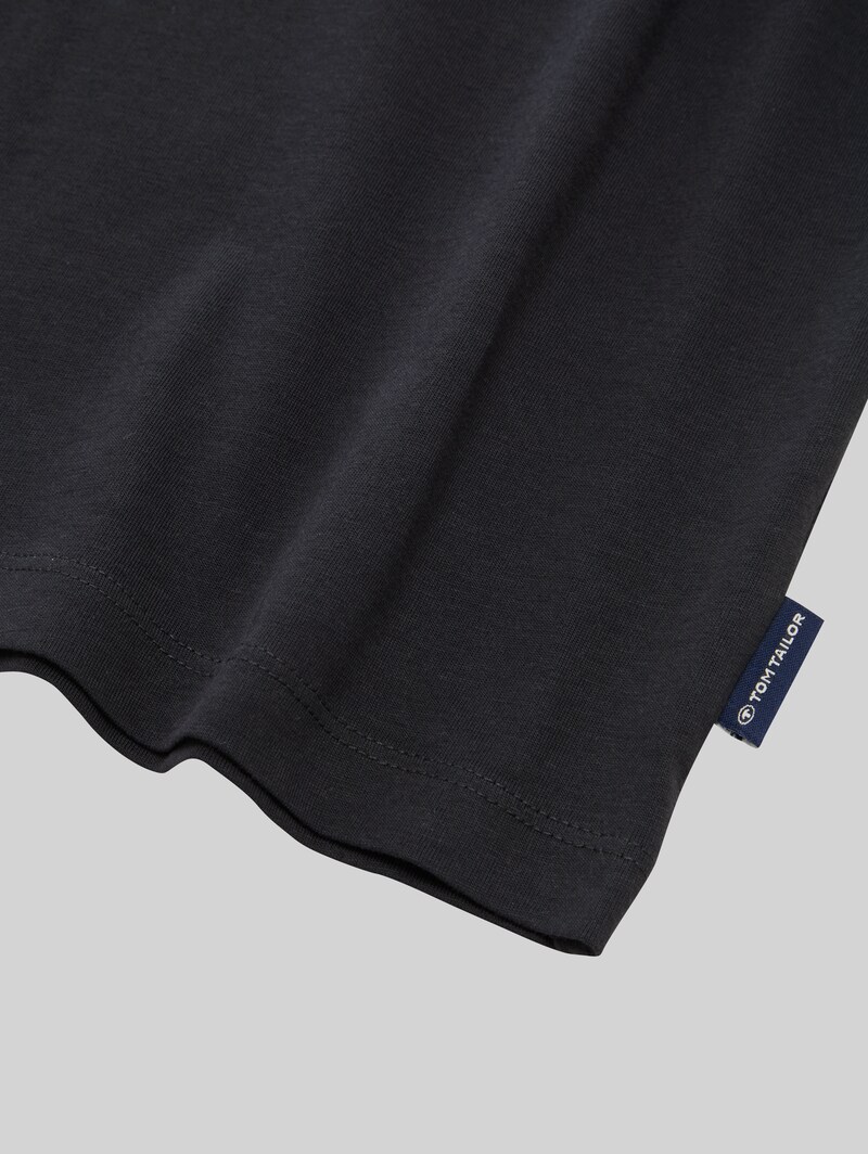 Tom Tailor T-Shirt mit Print - Heavy Black