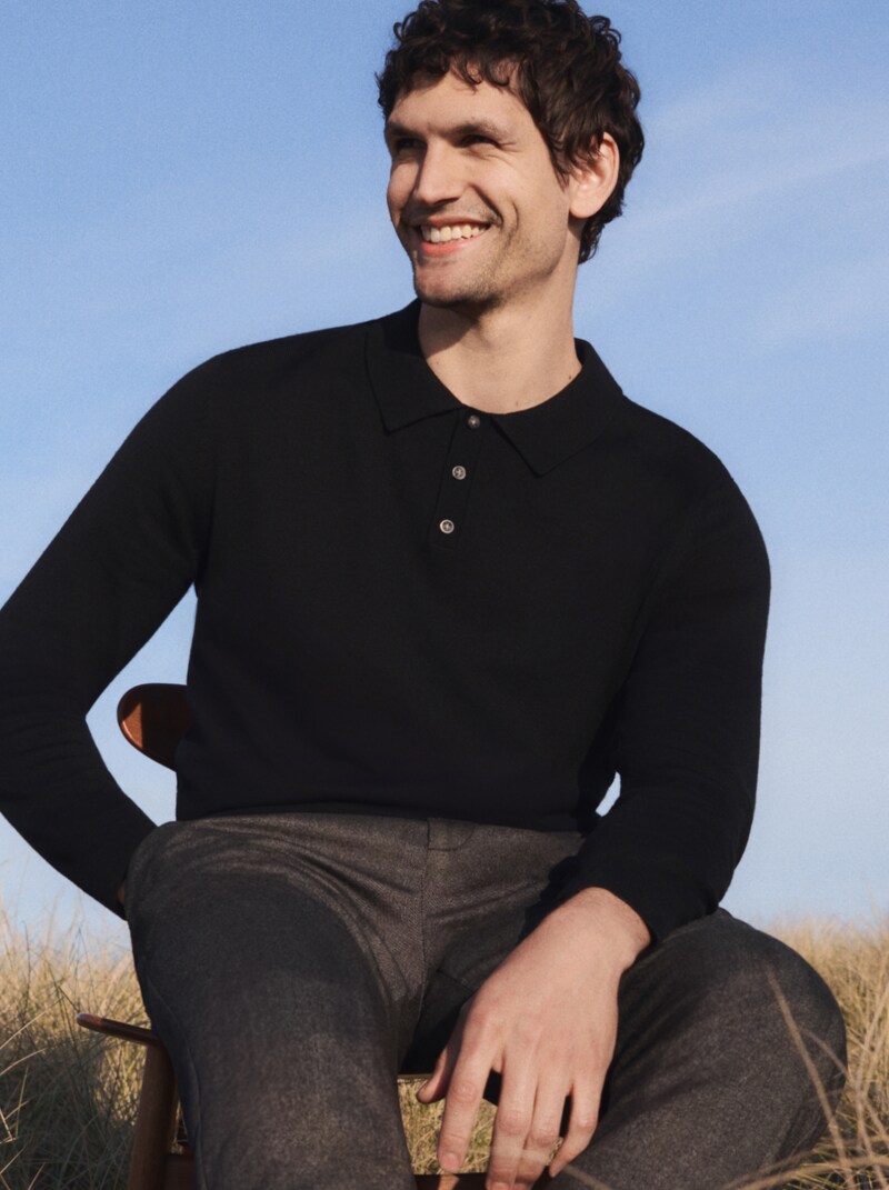 Tom Tailor Strickpullover mit Merinowolle - Black