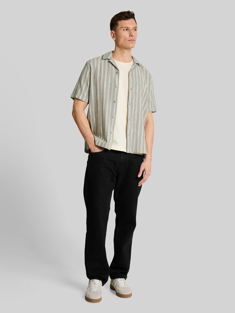 Tom Tailor Relaxed Fit Tanktop im Used-Look - Wool White