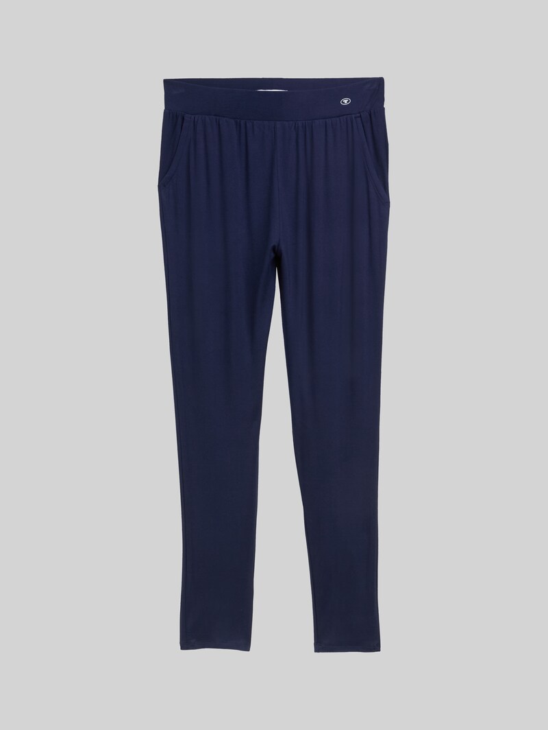 Tom Tailor Basic Pyjama-Hose - Blue-dark-solid