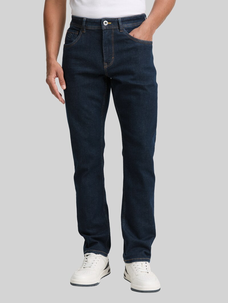 Tom Tailor TTJOSH REGULAR SLIM Jeans mit Stretch - Rinsed Blue Denim