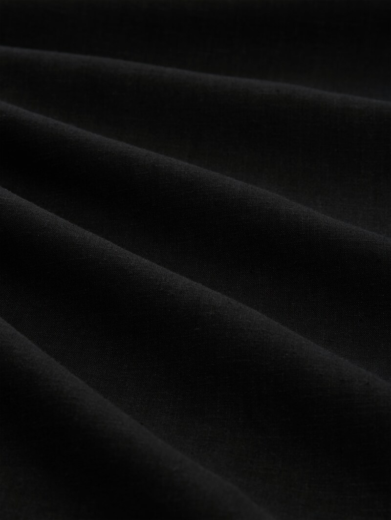 Tom Tailor Midi-Kleid mit Leinenanteil - Deep Black