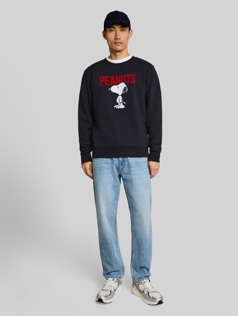 Tom Tailor Sweatshirt mit Snoopy-Print - Sky Captain Blue