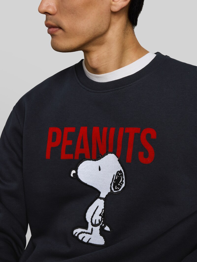 Tom Tailor Sweatshirt mit Snoopy-Print - Sky Captain Blue