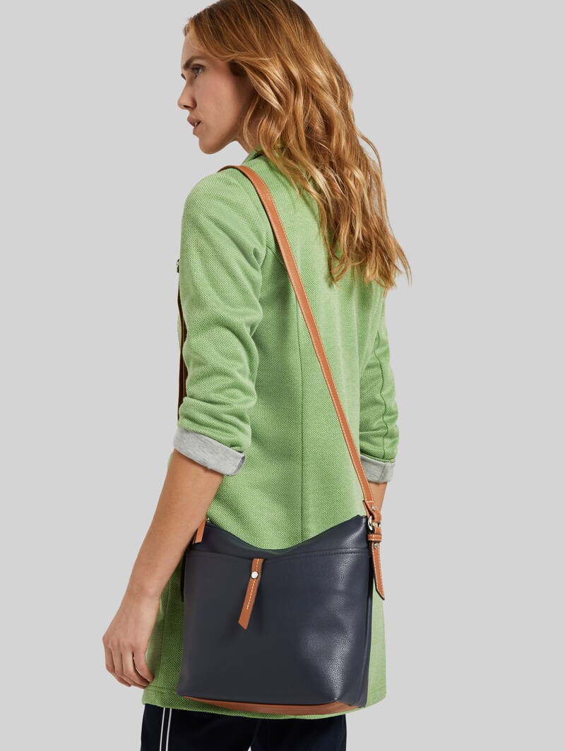 Tom Tailor TTNOVARA M Umhängetasche mit Außenfach - Dark Blue