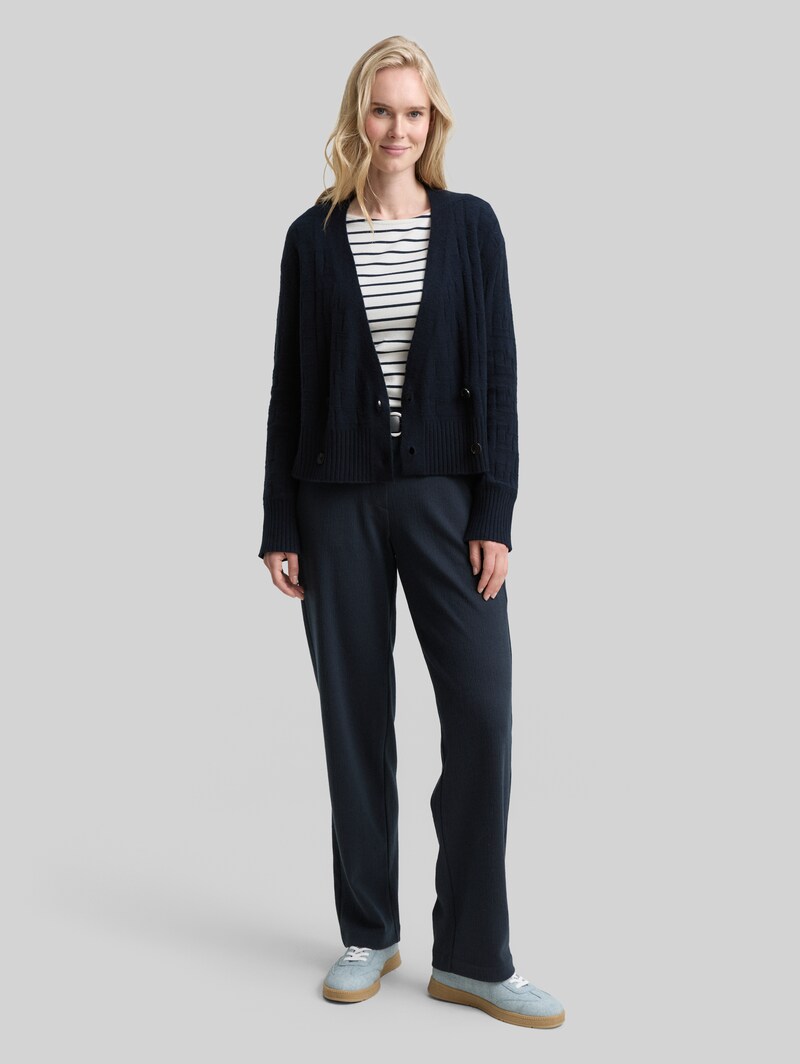 Tom Tailor Cardigan in Wickel-Optik - Lunar Eclipse