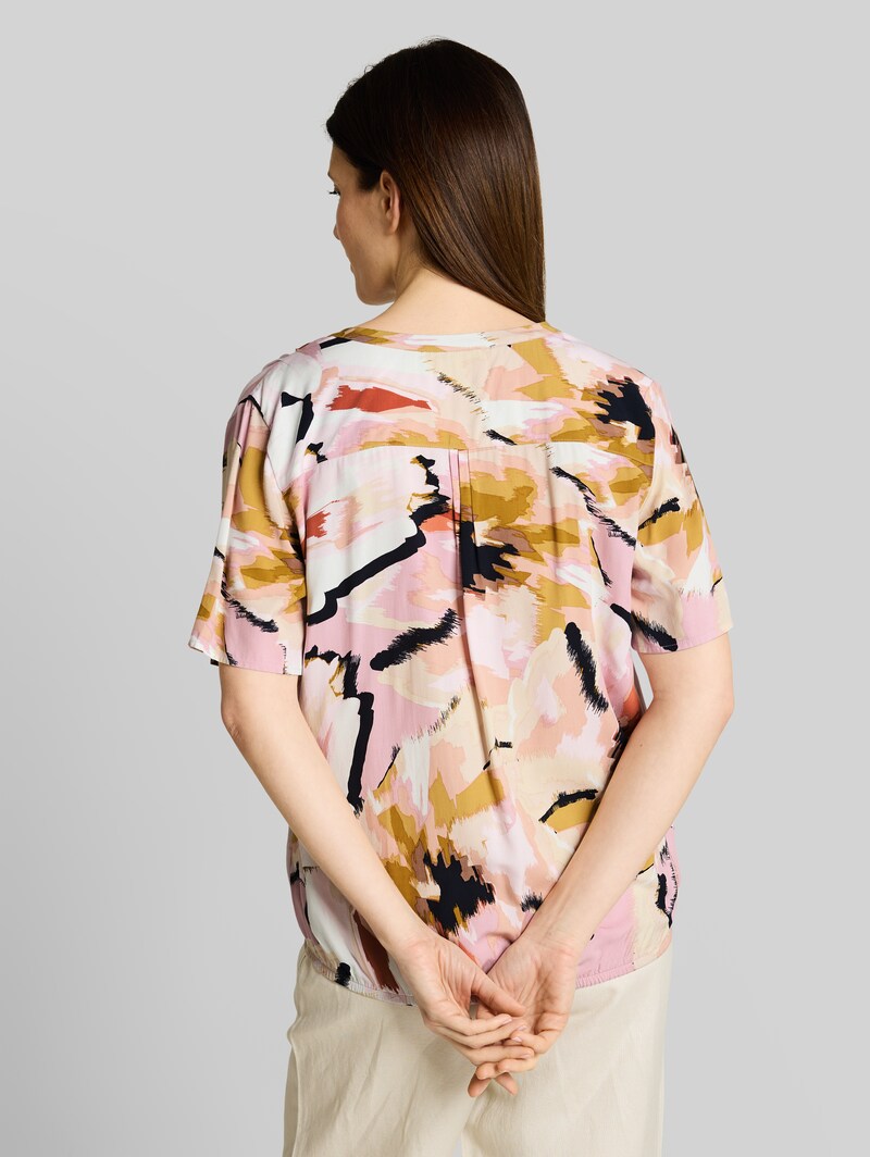 Tom Tailor Bluse mit Muster - Big Abstract Flower Print