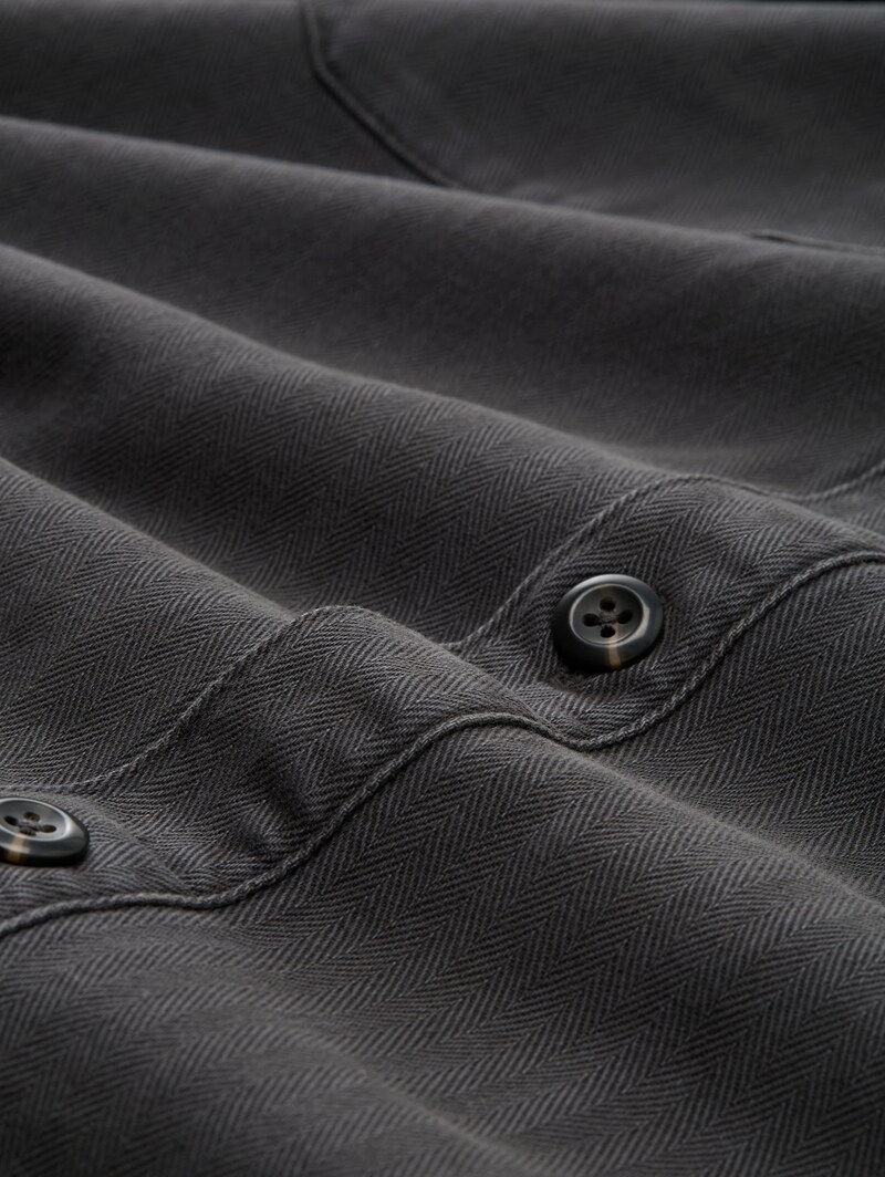 Tom Tailor Overshirt im Washed-Look - Tarmac Grey