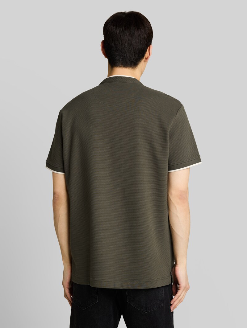 Tom Tailor Poloshirt mit Brusttasche - Leaf Green Ottoman