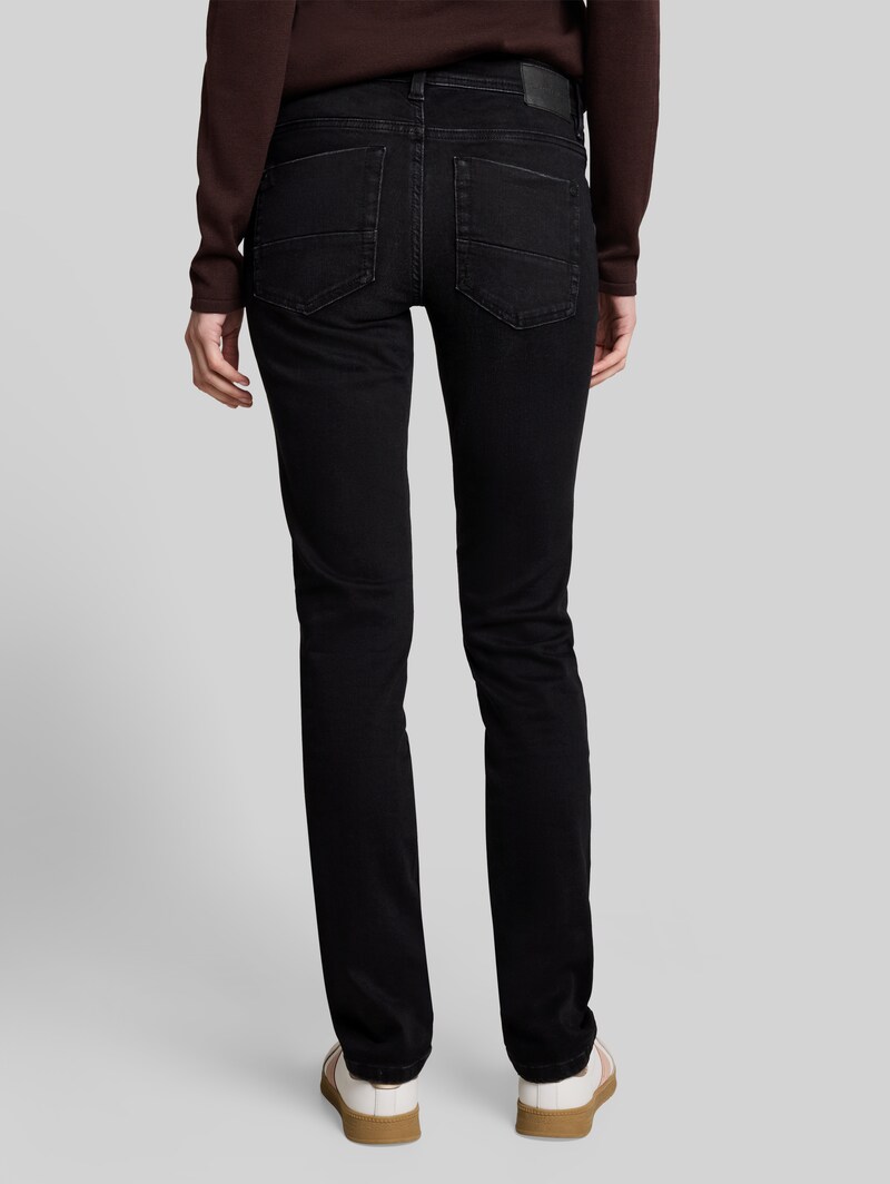 Tom Tailor TTLIVA STRAIGHT Jeans mit Stretch - Black Black Denim Tom Tailor TTLIVA STRAIGHT Jeans mit Stretch - Black Black Denim